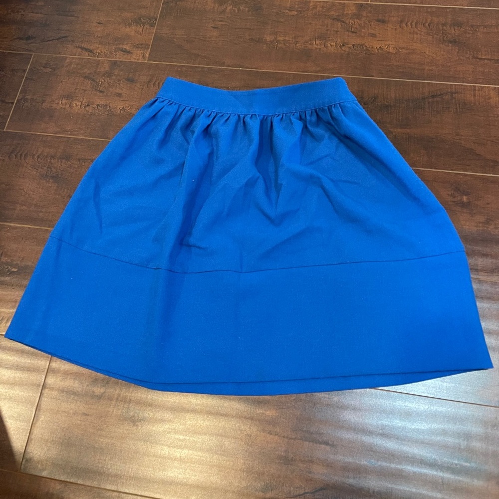 Blue A line skirt